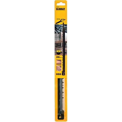 Afbeelding van DeWalt Accessoires Alligatorzaagblad 295mm HSS voor snelle zaagsneden in natuurlijke en samengestelde houtsoorten, niet spaanplaat DT2971 QZ