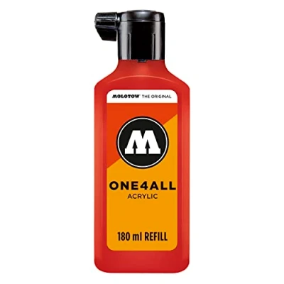 Afbeelding van Molotow Refill ONE4ALL, navulinkt voor permanente markeerstiften 180 ml Verkehrsrot