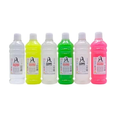 Afbeelding van XXL slijmset. Knutsellijm &amp; activator om zelf te maken. Slime lijm met magische slijm (XXL set 3 neonkleuren (6x500ml))