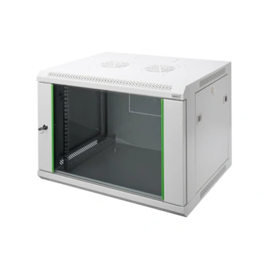 Afbeelding van Digitus DN 19 07 U EC 19inch wandkast (b x h d) 600 416 450 mm 7 HE Grijs wit (RAL 7035)