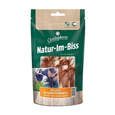 Afbeelding van Christopherus Kauwsticks voor honden, koolvis in kippenjas, warme lucht gedroogd, natuurlijke beet, 70 g