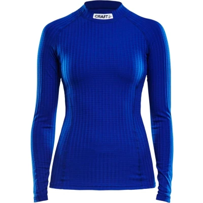 Afbeelding van Craft Progress Baselayer Crewneck Longsleeve Sportshirt Maat L Vrouwen donker blauw