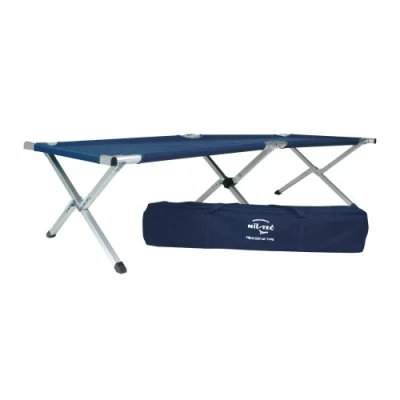 Afbeelding van Mil Tec veldbed US type aluminium frame 190 x 65 cm Blue