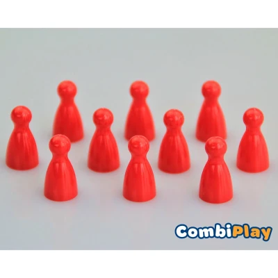 Afbeelding van Pionnen Rood 100 stuks