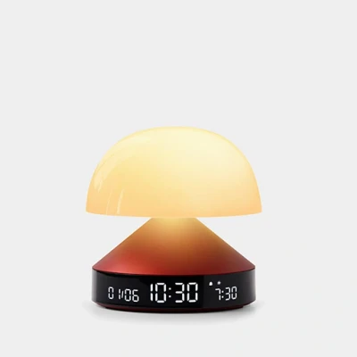 Afbeelding van Lexon Mina Sunrise Ochtendwekker met zonsopgang en schemering, 5 natuurlijke geluiden, led bedlampje lichttherapie, donkerrood