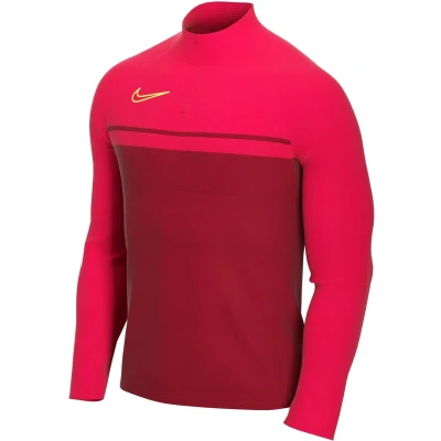 Afbeelding van Nike Dri FIT Sporttrui Maat XL Mannen Donker Rood Geel