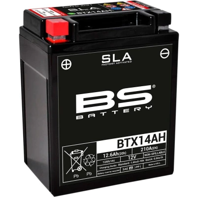 Afbeelding van Bs Battery Btx14ah Agm accu Zwart
