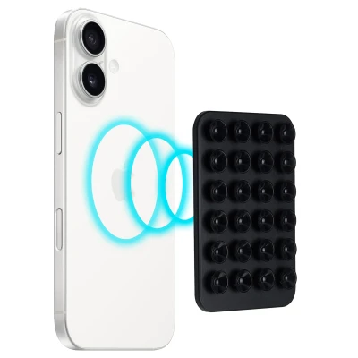 Afbeelding van Selencia Telefoonhouder zuignap MagSafe Black Zwart Siliconen En TPU (zacht) Friday Deals