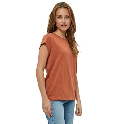 Afbeelding van Minus Mileti TEE Tshirt basic, Dames, Maat: XXL, Desert sand
