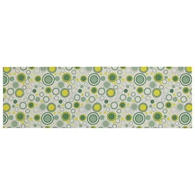 Afbeelding van WENKO Zacht schuim retro, antislip vloermat, veelzijdig te gebruiken als onderhoudsvriendelijke douchemat en vuilafstotende keukenloper, hygiënisch, ademend, op maat snijden, 65 x 200 cm