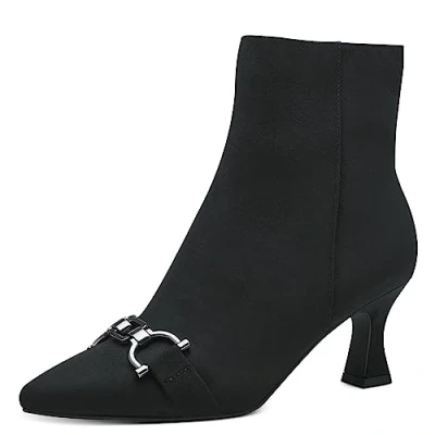 Afbeelding van MARCO TOZZI dames 2 25319 41 Boot Heel, Black, 42 EU