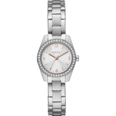 Afbeelding van DKNY Nolita Horloge silvercoloured, Dames, Maat: One Size, Silver coloured