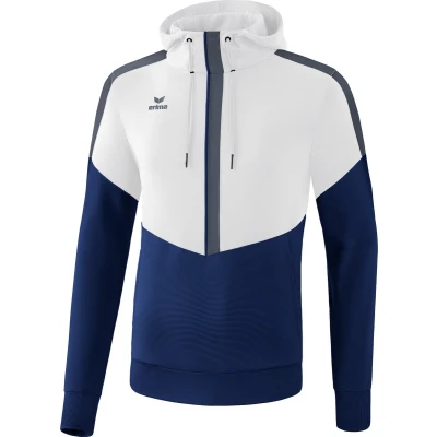 Afbeelding van Erima Squad sweatshirt met capuchon wit/new navy/slate grey