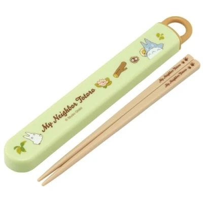 Afbeelding van Ghibli My Neighbor Totoro en Chatbus Eetstokjes Doos Set 16.5cm