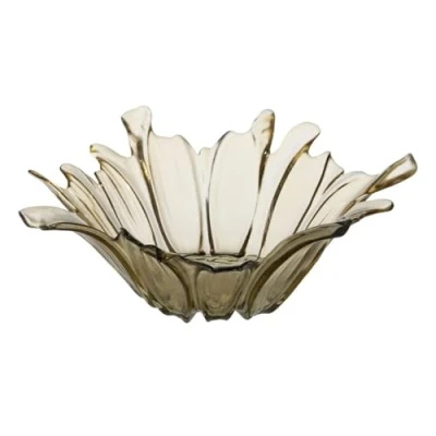Afbeelding van Middenstuk Olijf Kristal 28 x 10,5 cm