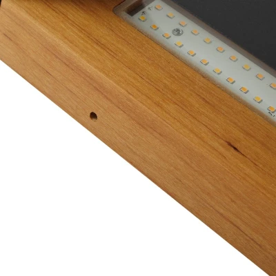 Afbeelding van Lindby LED buiten wandlamp Lenore, zwart, metaal, 36,5cm