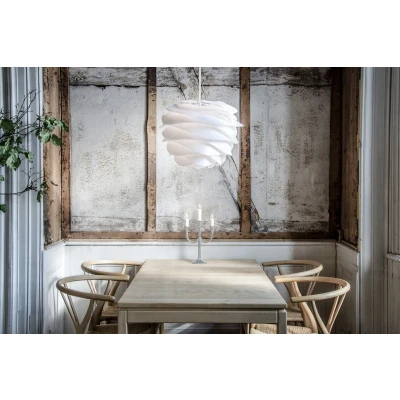 Afbeelding van Umage Carmina Medium hanglamp white met koordset wit Ø 48 cm
