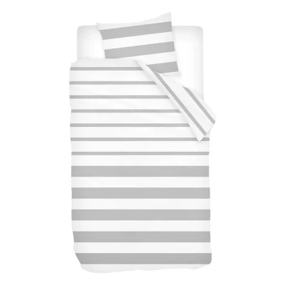 Afbeelding van Snoozing Mandy Dekbedovertrek Eenpersoons 140x200/220 cm + 1 kussensloop 65x65 Grey