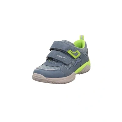 Afbeelding van Superfit Storm Sneakers voor jongens, Blauw lichtgroen 8010, 27 EU