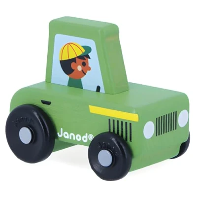 Afbeelding van Janod tractor groen cross roads