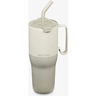 Afbeelding van Klean Kanteen Geisoleerde drinkBeker met Flip rietjes deksel, 1065ml/36oz Tofu Wit