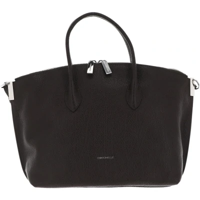Afbeelding van COCCINELLE Leren Handtas Schoudertas Estelle Elephant Handbag Bark Donkergroen