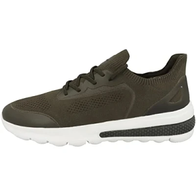 Afbeelding van Geox U Spherica Actif heren Sneaker Sneaker, legergroen, 43 EU