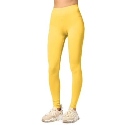 Afbeelding van Merry Style Dames Lange Legging MS10 143 (Geel, S)