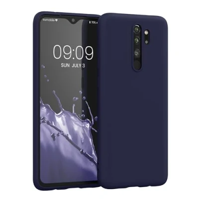 Afbeelding van kwmobile telefoonhoesje geschikt voor Xiaomi Redmi Note 8 Pro Hoesje smartphone Back cover in deep ocean