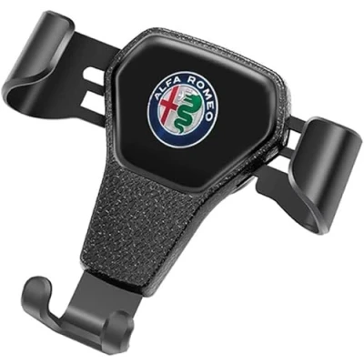 Afbeelding van Autotelefoonhouder Voor Alfa Romeo Mito Giulietta 156 159 Giulia 8C GT 147 Tonale, Air Vent Autotelefoonhouderhouder Verstelbare Autotelefoonhouder, Eenvoudig Te Gebruiken Dashboard, Voorruit