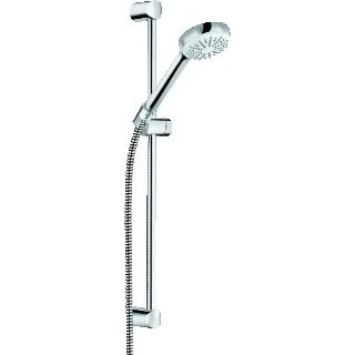 Afbeelding van Kludi Logo glijstangset met handdouche 1S doucheslang 160cm chroom