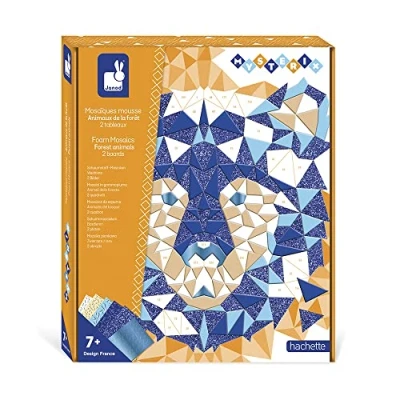 Afbeelding van Janod Mysterix Mozaiek foamstickers Bosdieren
