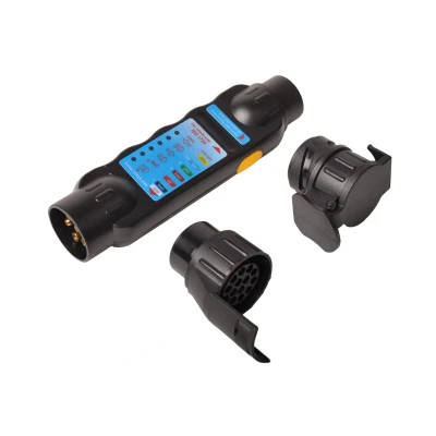 Afbeelding van Aanhangwagendirect Stekker Tester 7/13 polig inclusief 2 adapters