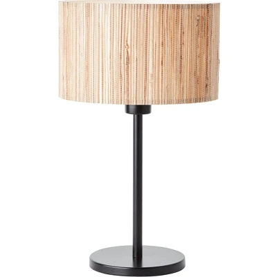 Afbeelding van Brilliant Wimea Tafellamp E27 max 1x42W Zwart/Nature