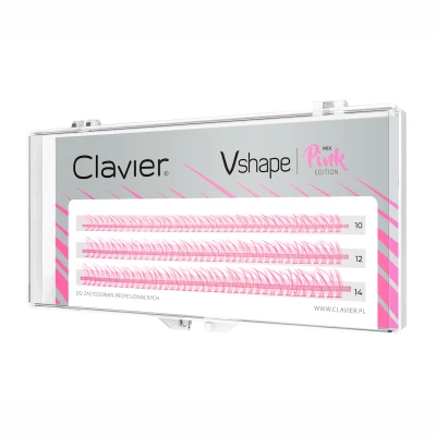 Afbeelding van Clavier V Shape 10,12,14 Mix Edition Roze
