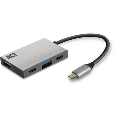 Afbeelding van USB C hub ACT (USB naar 2 x en A)