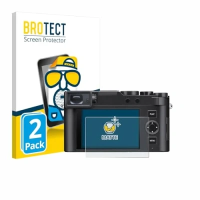 Afbeelding van BROTECT (2 Stuks) Antireflecterende Beschermfolie voor Leica D Lux 8 Anti Glare Screen Protector, Mat, Ontspiegelend