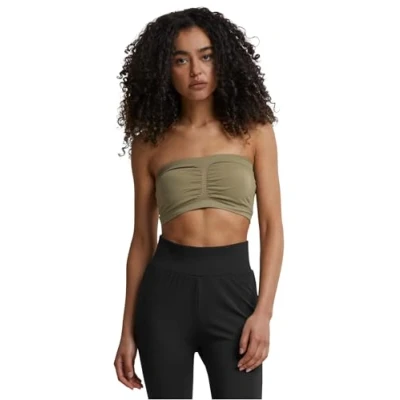 Afbeelding van Urban Classics PADS Strapless BH, Dames, Maat: XL, Khaki