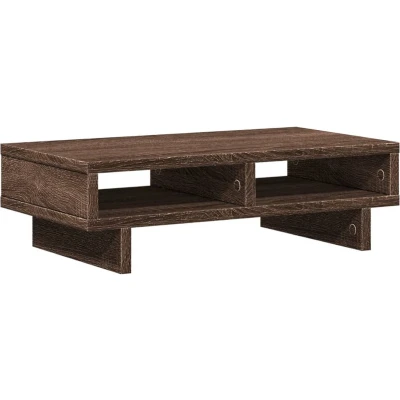Afbeelding van vidaXL Monitorstandaard 50x27x15 cm bewerkt hout bruin eikenkleurig