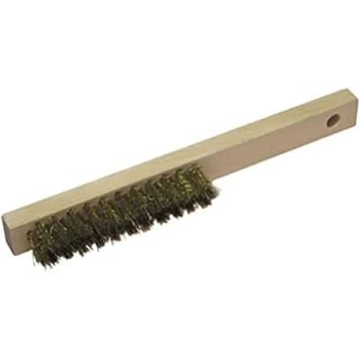 Afbeelding van Wolfcraft Fijnkrasborstel Messing 220mm 1 stuk 2724000