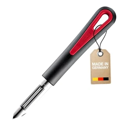 Afbeelding van Westmark Dunschiller met vast mes, Gallant, roestvrij staal, zwart/rood, 29062270