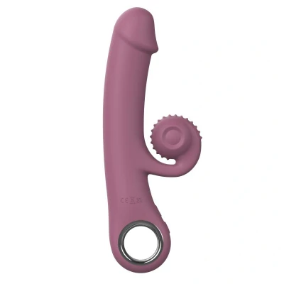 Afbeelding van EasyToys Online Only Double Lust Flexibele Snail Vibrator Paars