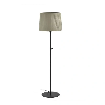 Afbeelding van Faro Lighting Samba Vloerlamp Ronde Tappered Shade Cream, E27