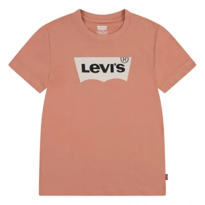 Afbeelding van Levi&#039;s Batwing TEE Unisex Tshirt print voor kinderen, Maat: 152, Tawny orange