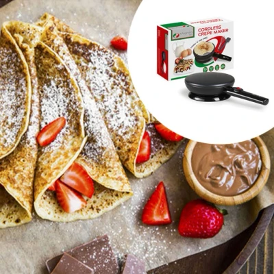 Afbeelding van Magnani Crêpesmaker Pannenkoekenmaker Anti aanbaklaag Inclusief Spatel, Garde en Bord Pannenkoekenpan Elektrisch 800 W