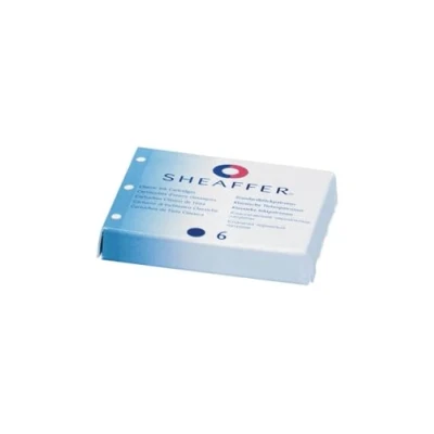 Afbeelding van Sheaffer Classic 96223 Originele vullingen voor vulpen, compatibel met alle klassieke Shaeffer standaard vulpennen, 6 stuks, blauw