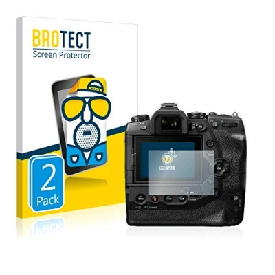 Afbeelding van BROTECT (2 Stuks) Antireflecterende Beschermfolie voor Olympus OM D E M1X Anti Glare Screen Protector, Mat, Ontspiegelend