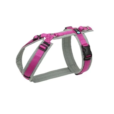 Afbeelding van AnnyX Hondentuig FUN Speurtuig Fuchsia/Grijs maat XXS Borstomvang 36 42cm Gewicht hond 3 7 kg My K9