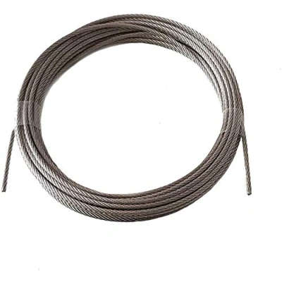 Afbeelding van Draadkabel 4 mm 5 meter reling kabel roestvrij staal 7X7 EN 1.4401 middelzacht A4 NIRO, Nirosta