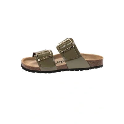 Afbeelding van Palado Samos EGS Muiltjes, Dames, Maat: 37, Khaki lack Kunststof